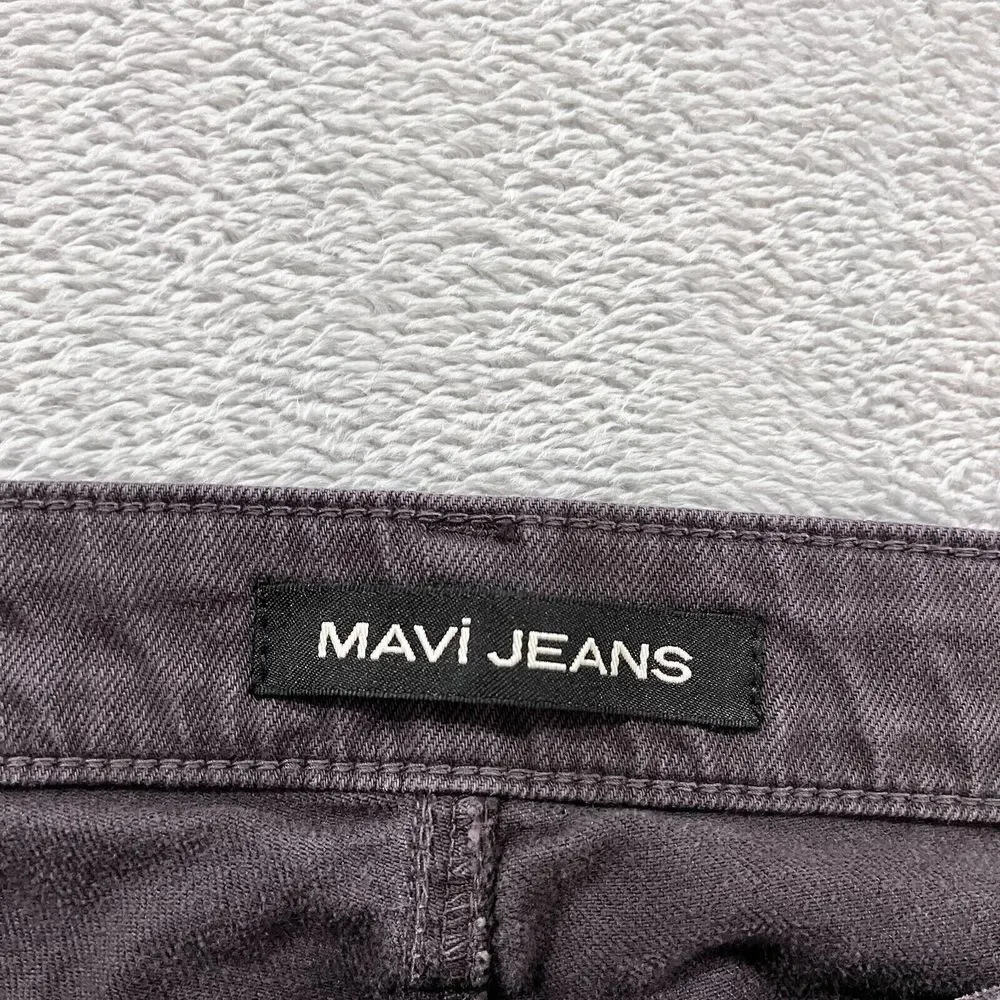 Mavi James Skinny Jeans Mens 31x32* Gray Denim Stretch‎ Flat Front Low Rise